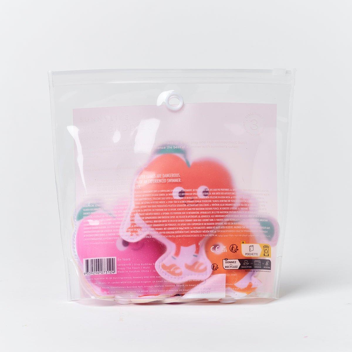 Zabawki do nauki nurkowania – Poppy the Peach (3 szt.)