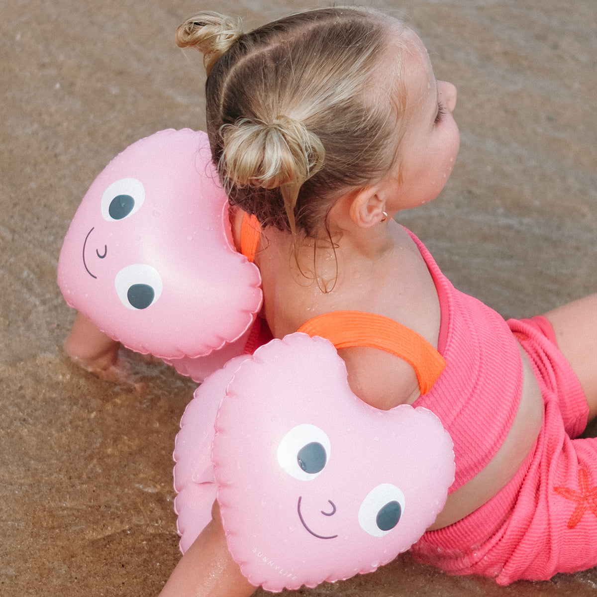 Children's inflatable sleeves – Poppy the Peach