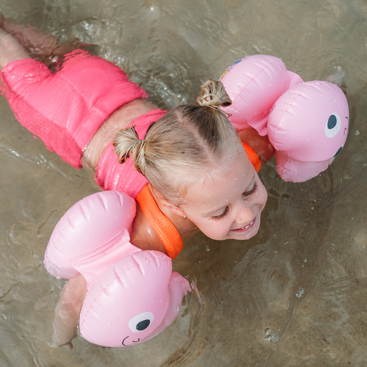 Children's inflatable sleeves – Poppy the Peach