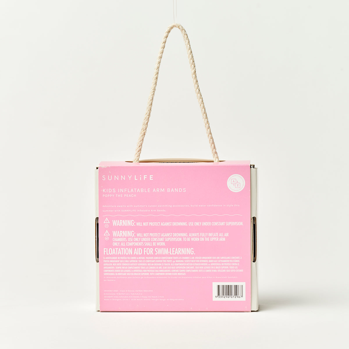 Children's inflatable sleeves – Poppy the Peach