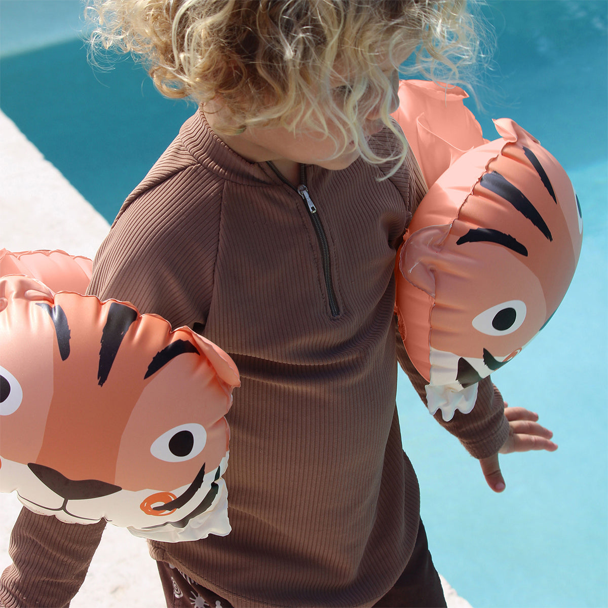 Children's inflatable sleeves – Tino the Tiger