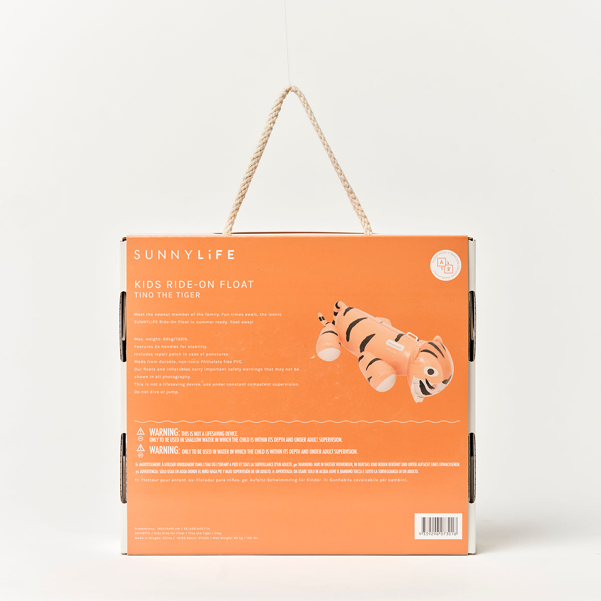 Dmuchany jeździk wodny – Tino the Tiger