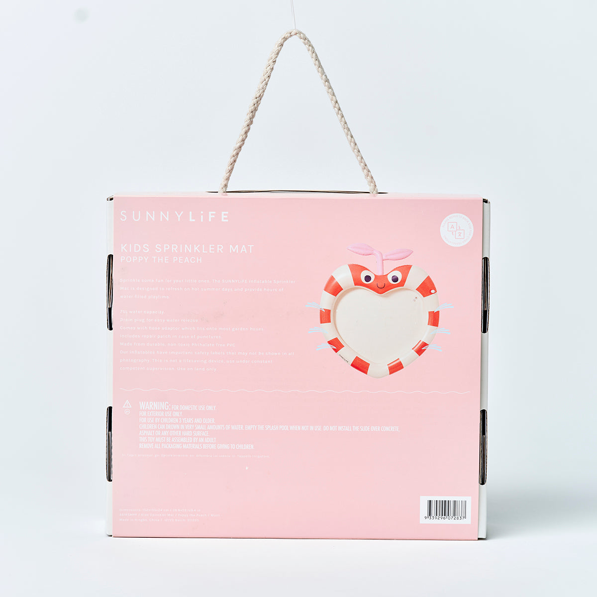Sprinkler mat for kids – Poppy the Peach