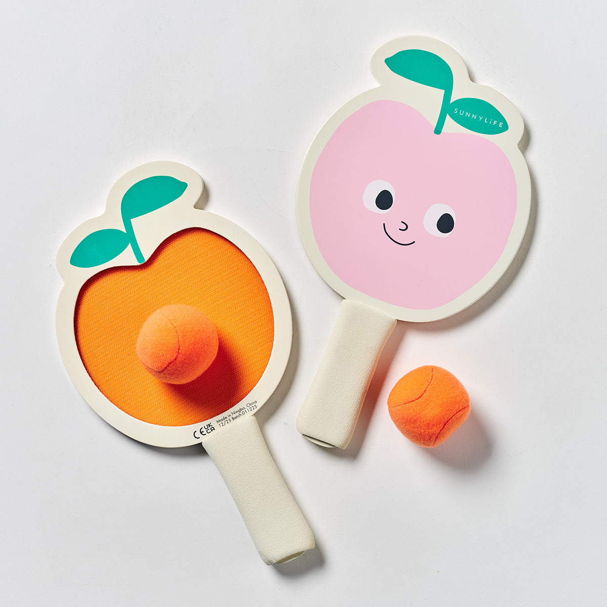 Dziecięce rakietki plażowe na rzep – Poppy the Peach