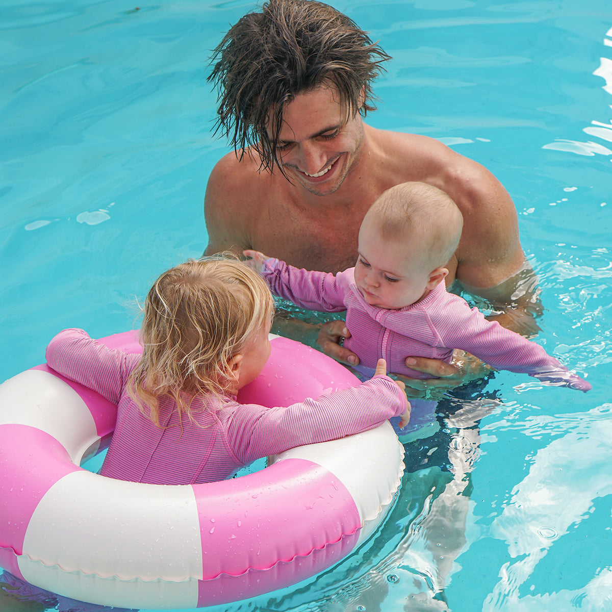 Small swimming ring – Pool Party Magenta