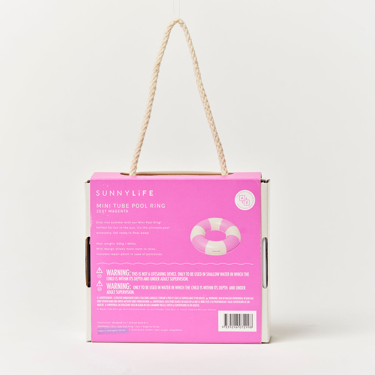 Small swimming ring – Pool Party Magenta