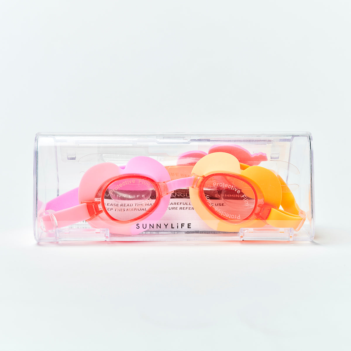 Children's swimming goggles – Poppy the Peach