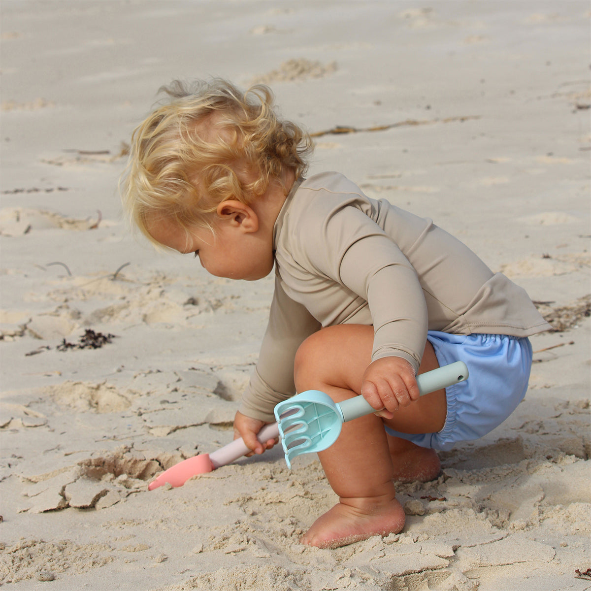 Łopatka i grabki –zestaw do piasku Apple Sorbet