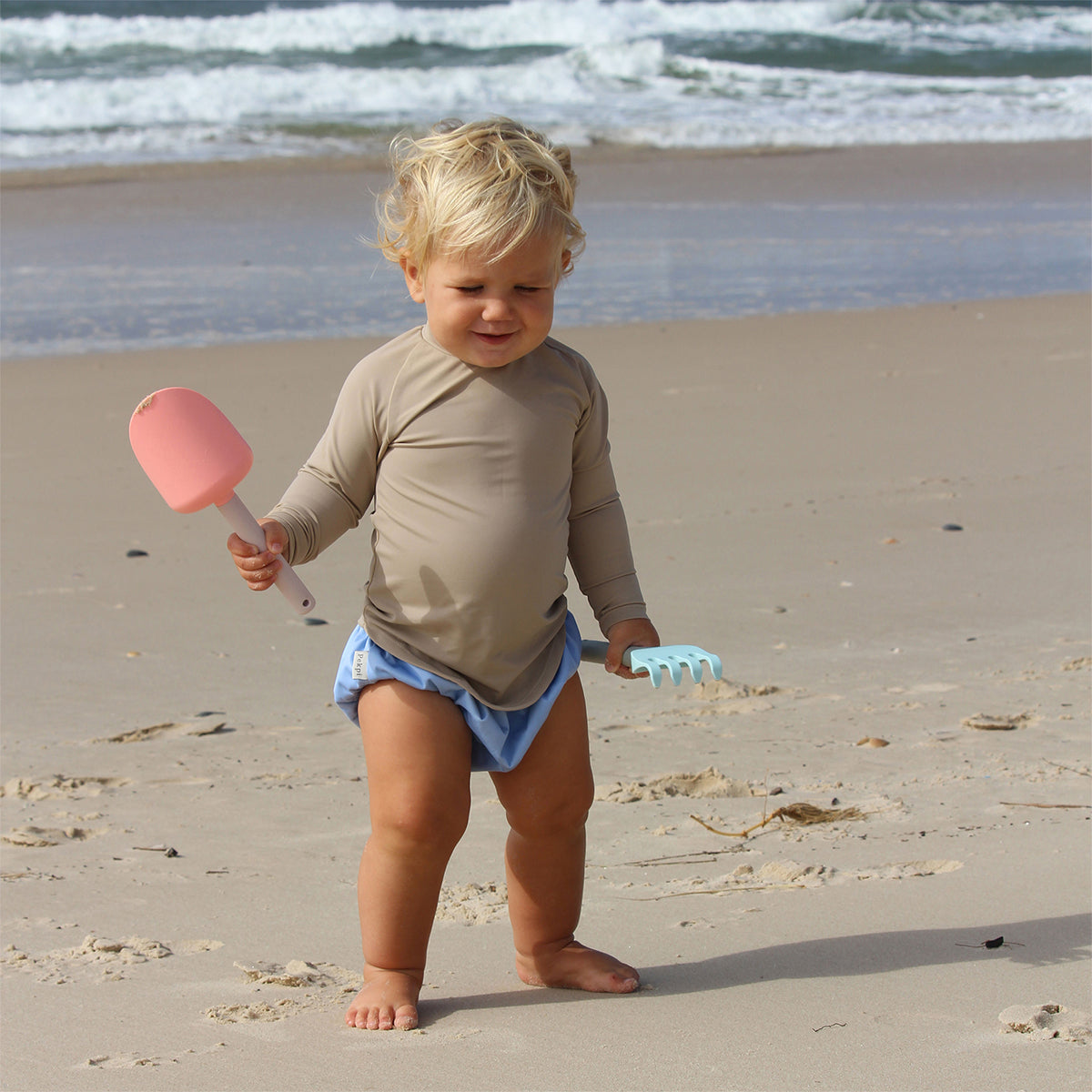 Łopatka i grabki –zestaw do piasku Apple Sorbet