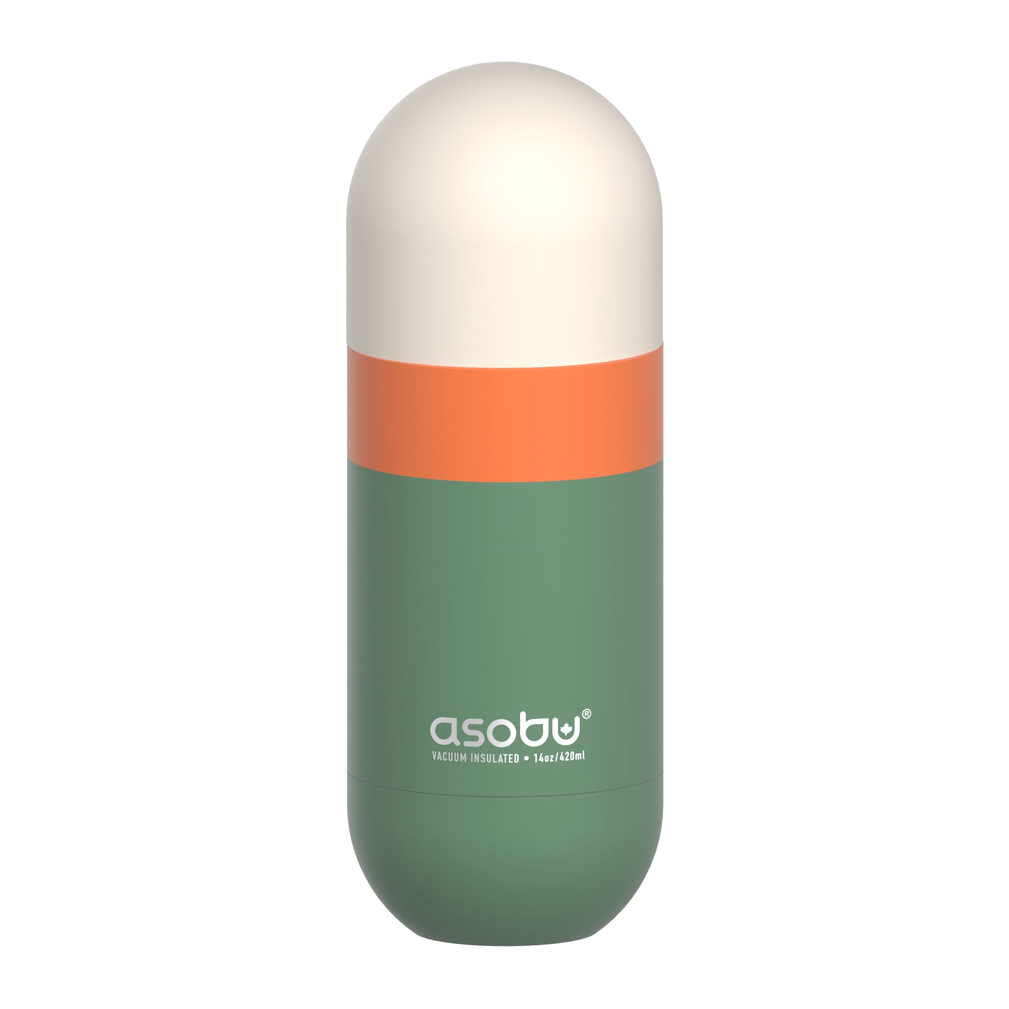 Bouteille isotherme Orb Asobu – vert pastel 420 ml