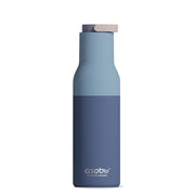 Bouteille isotherme Metro Asobu avec paille – bleu pastel 600 ml