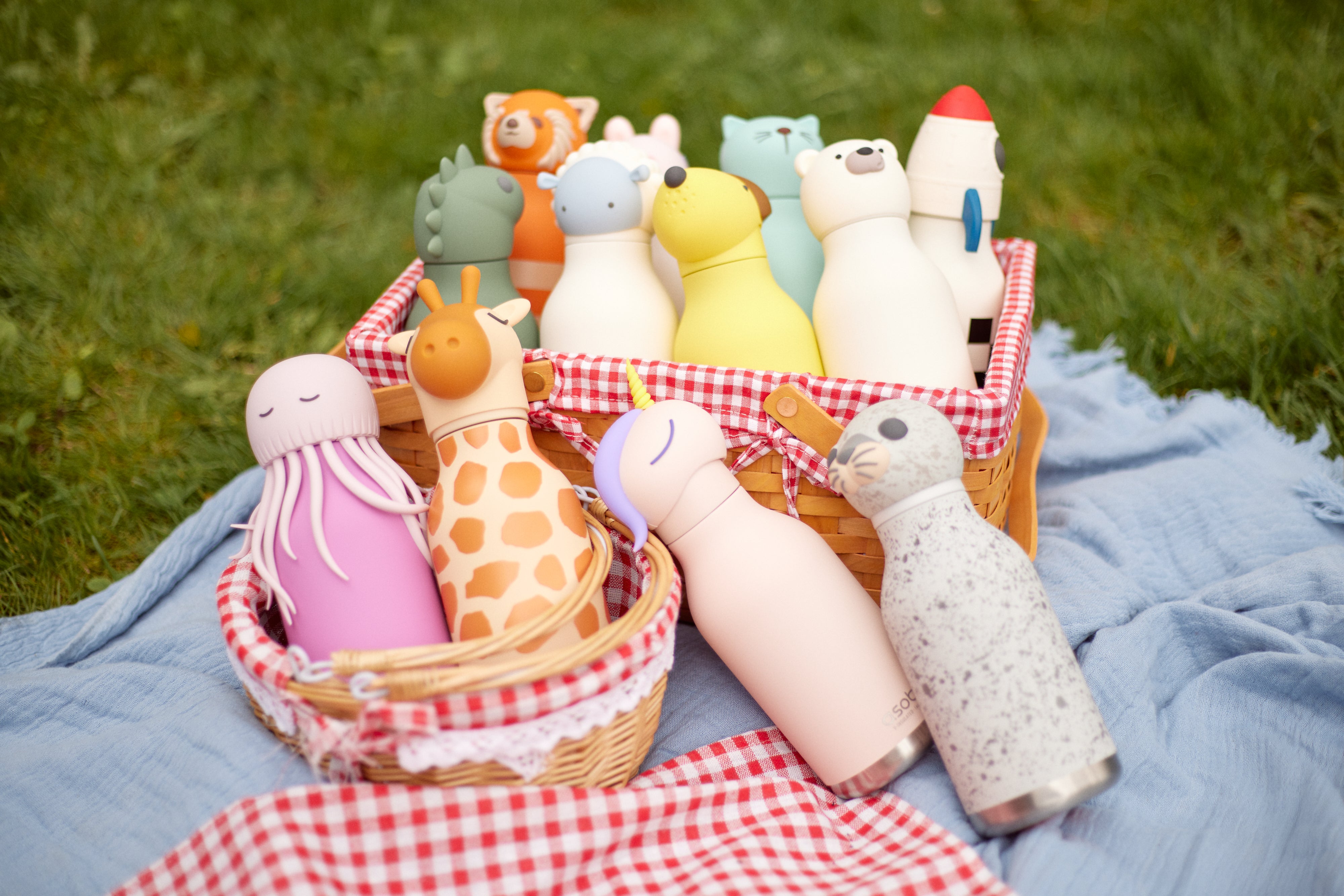 Bouteille isotherme avec paille Asobu Beasts – Dinosaure 460 ml