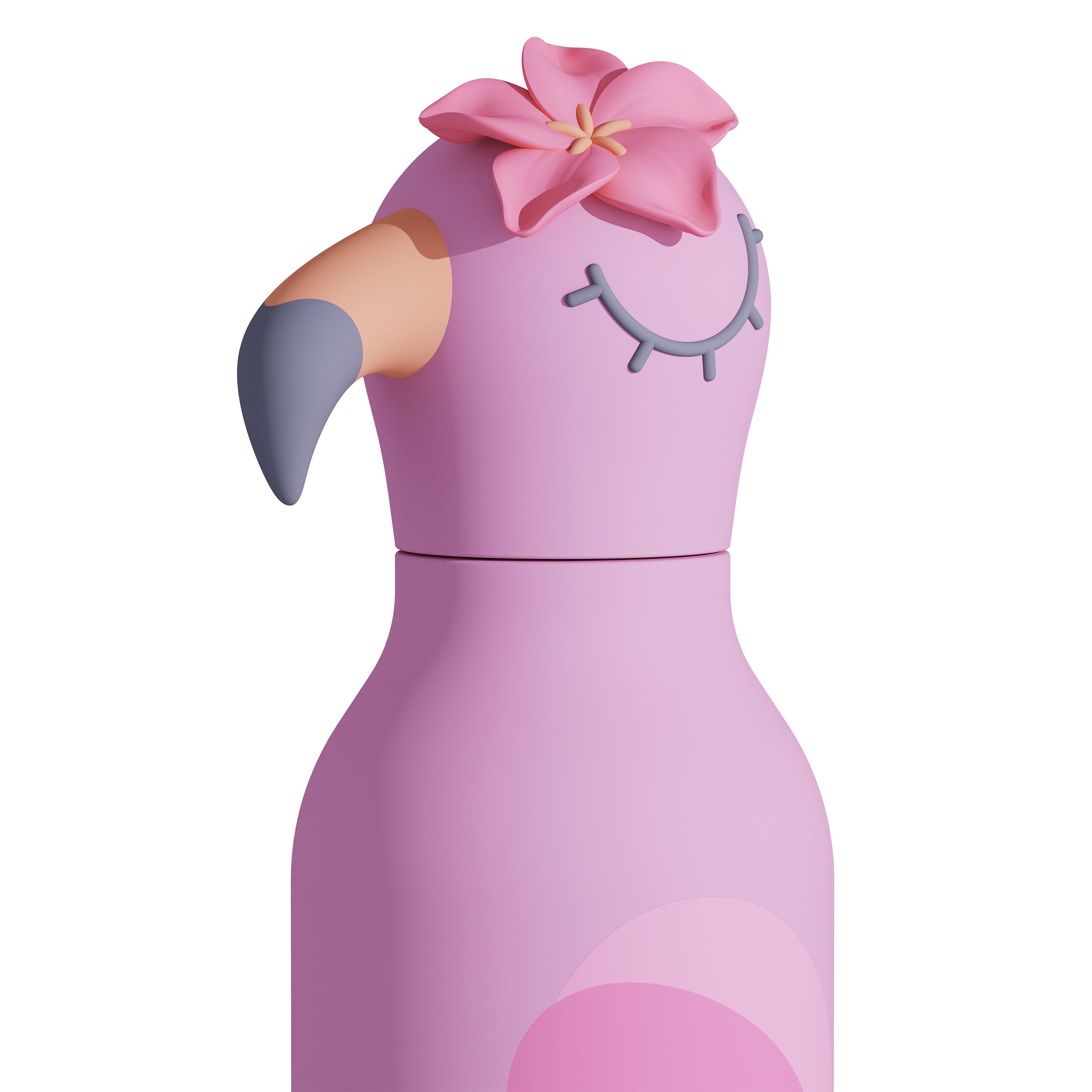Thermal bottle with straw Bestie Asobu – Flaming 460 ml