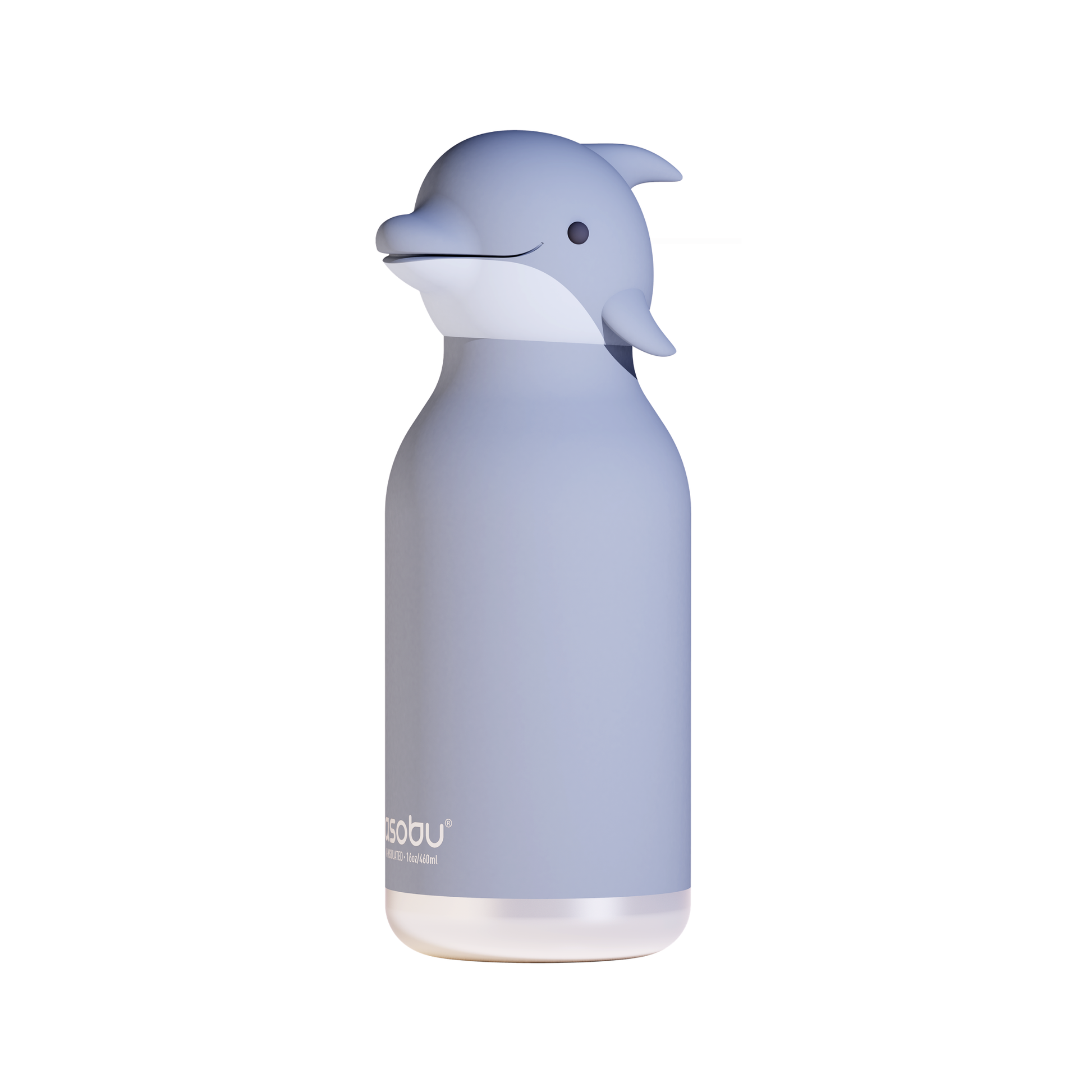 Butelka termiczna ze słomką Bestie Asobu – Krowa 460 ml