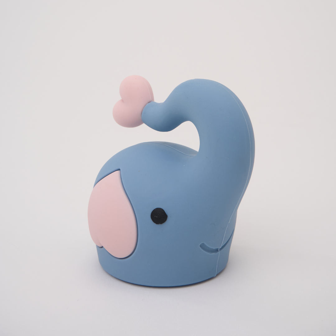 Butelka termiczna ze słomką Bestie Asobu – Słoń 460 ml