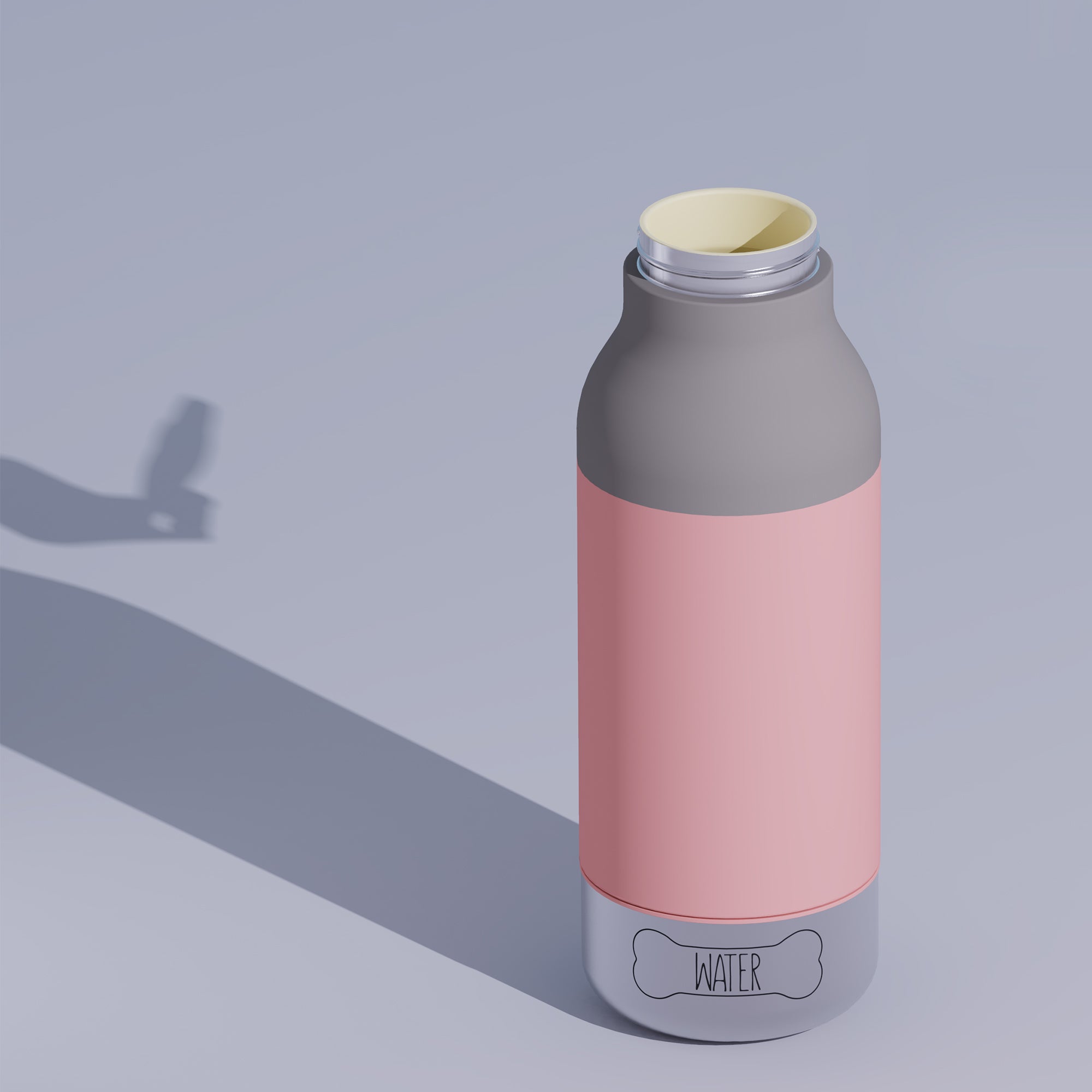 Bouteille de gamelle pour chien Buddy Asobu – pêche pastel 1 l