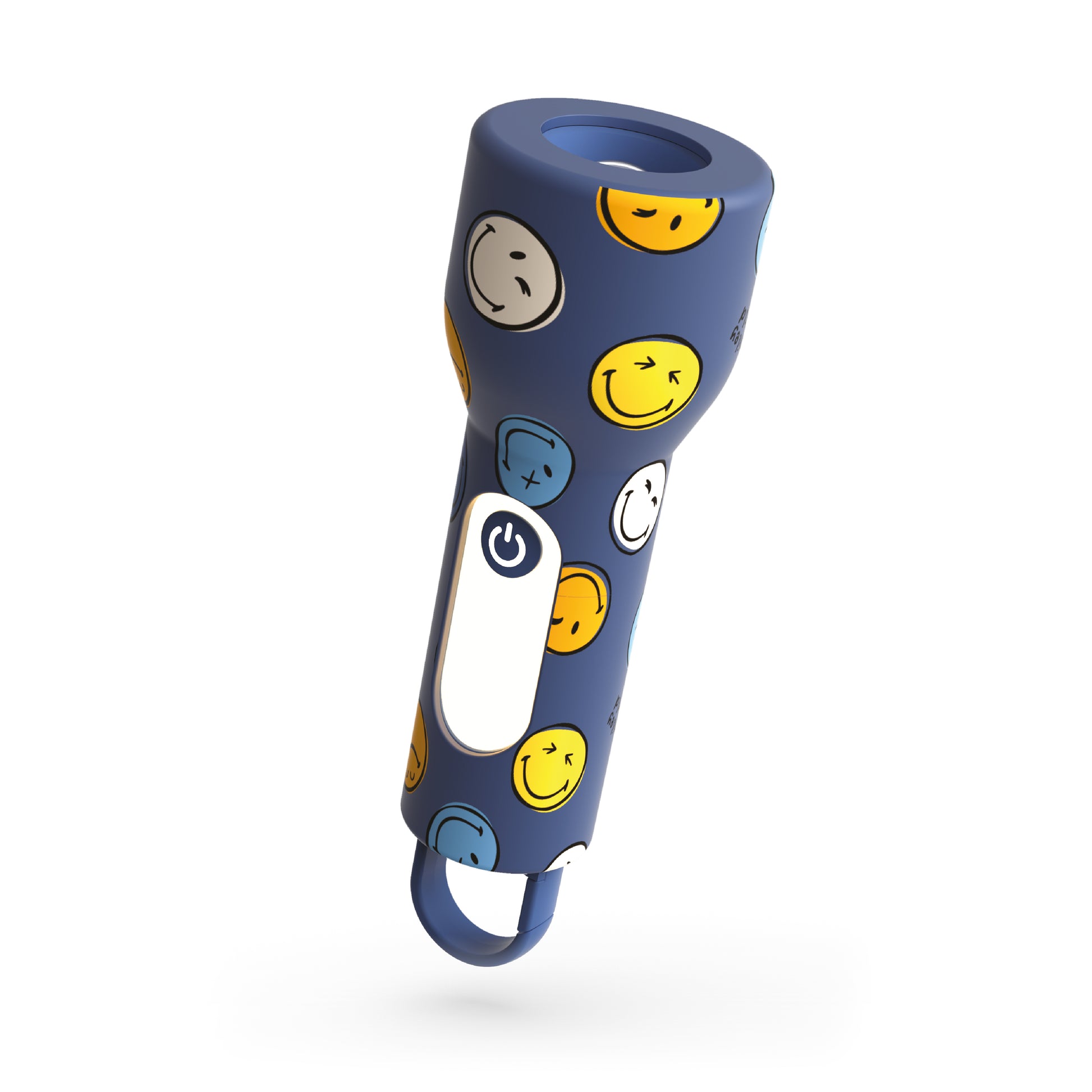 Latarka dziecięca Glowy MOB Smiley World – niebieska