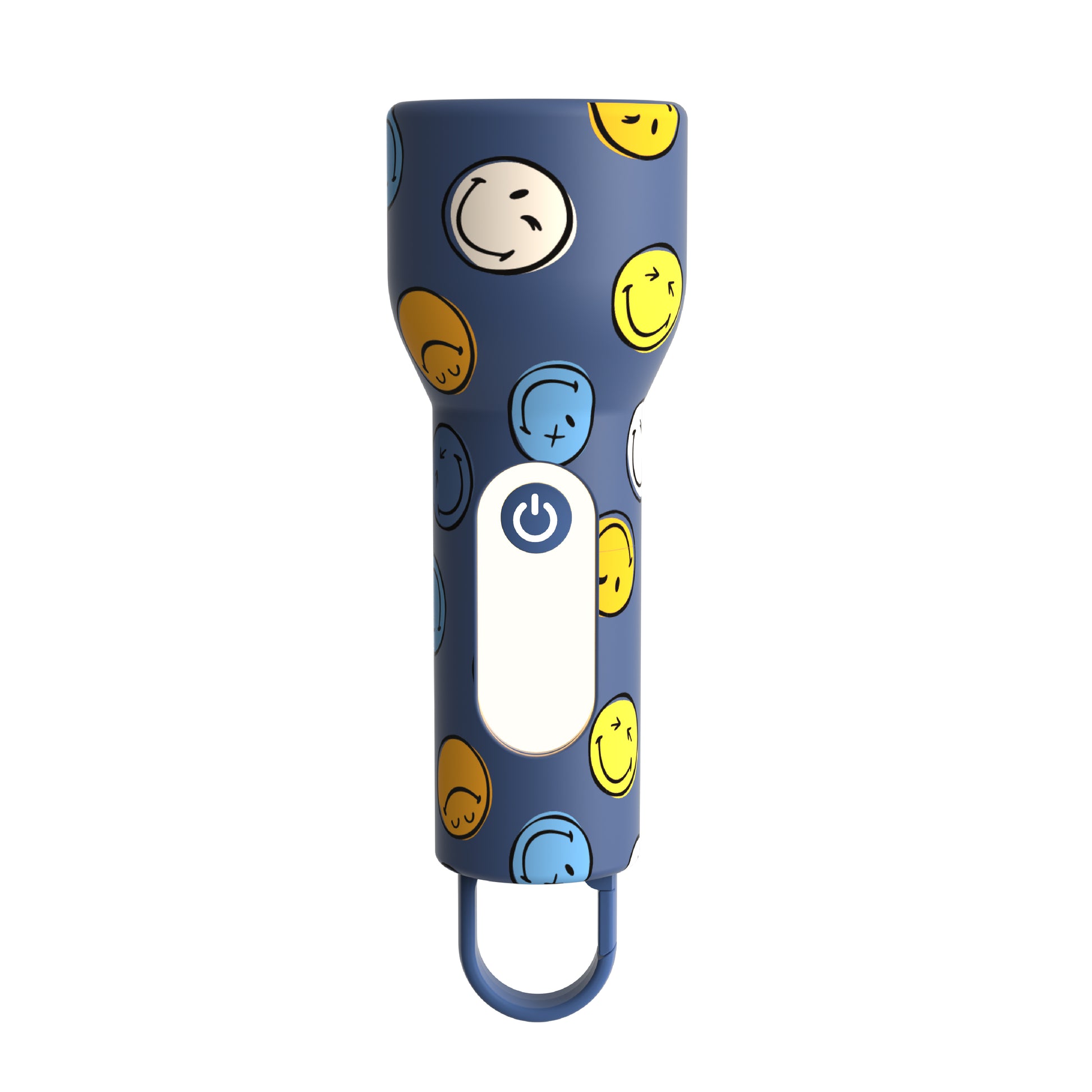 Latarka dziecięca Glowy MOB Smiley World – niebieska