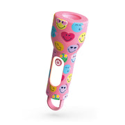 Latarka dziecięca Glowy MOB Smiley World – różowa