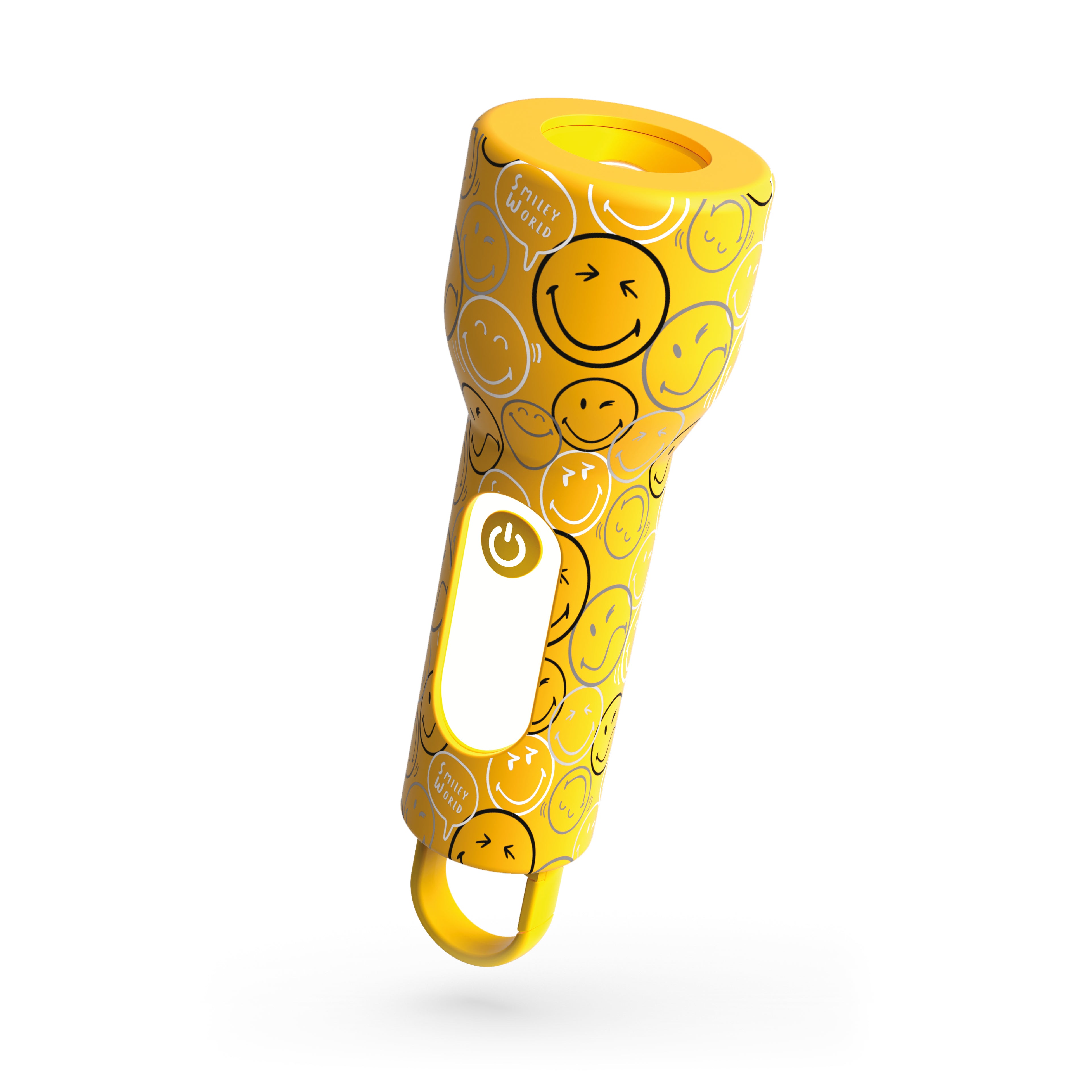 Latarka dziecięca Glowy MOB Smiley World – żółta
