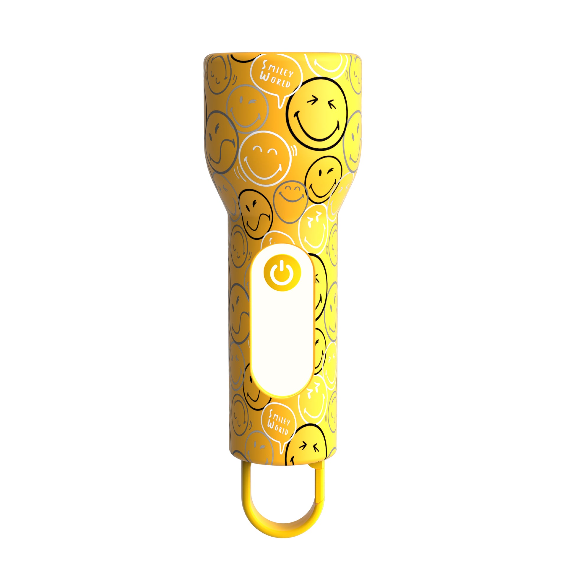 Latarka dziecięca Glowy MOB Smiley World – żółta
