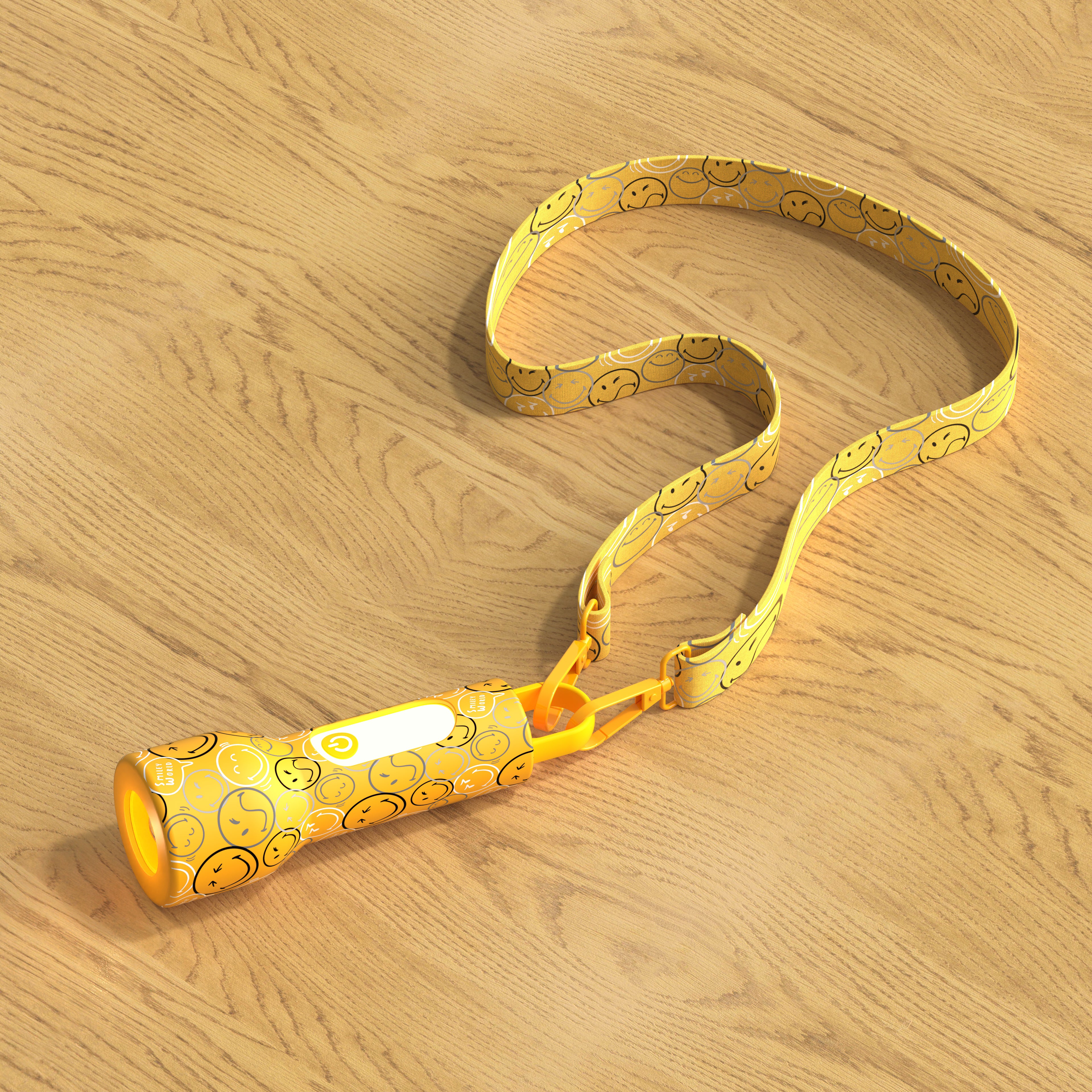 Latarka dziecięca Glowy MOB Smiley World – żółta