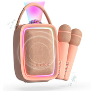 Karaoke set MOB (2 microphones) – pink