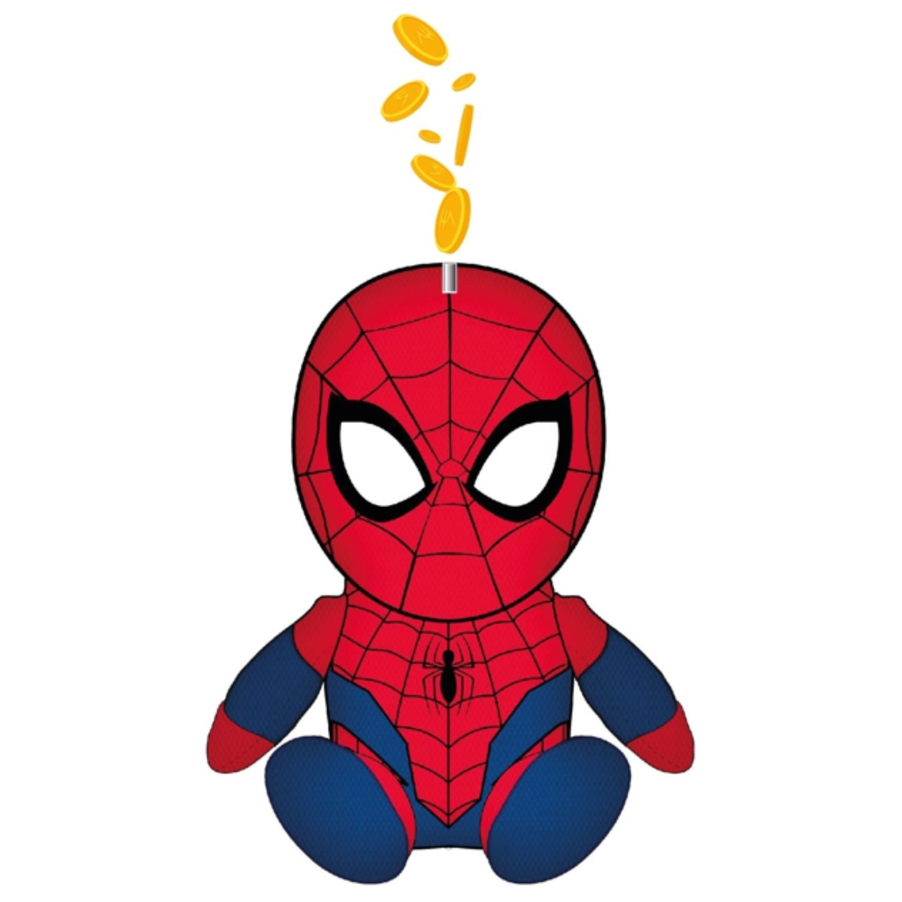 Pluszowa skarbonka Spiderman