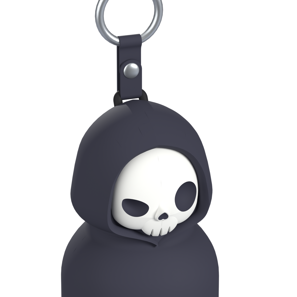 Butelka termiczna ze słomką Mini Spookie Asobu – Skeleton 200 ml