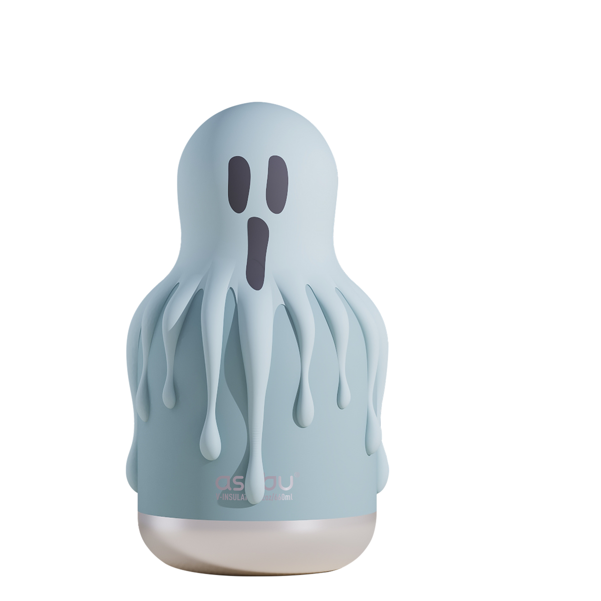 Butelka termiczna ze słomką Maxi Spookie Asobu – Ghost 660 ml