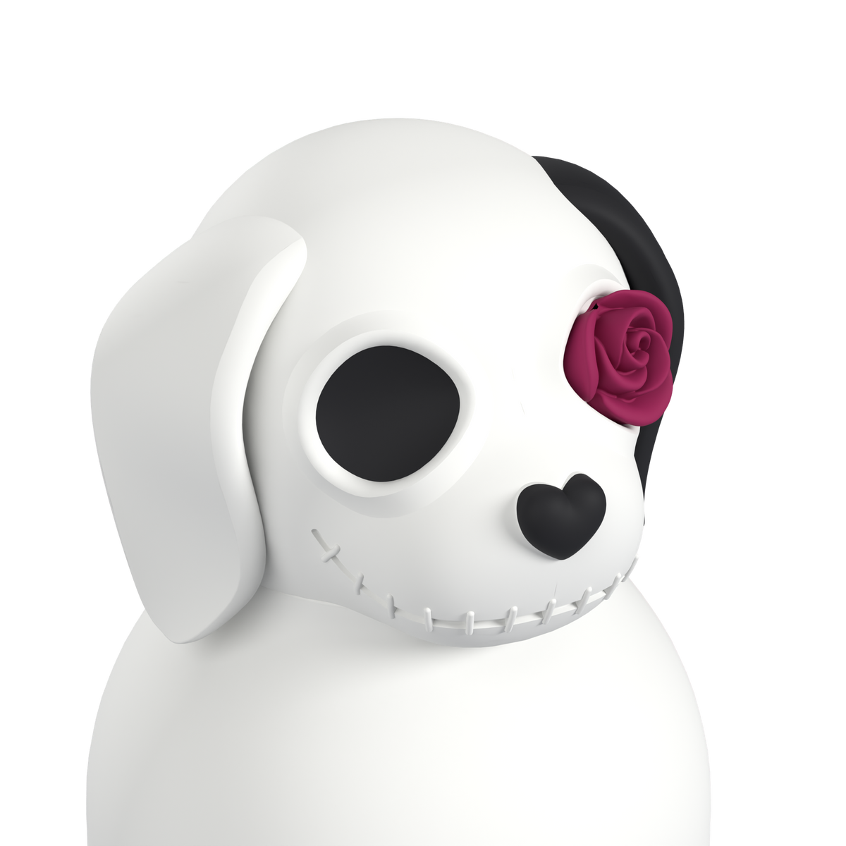 Butelka termiczna ze słomką Maxi Spookie Asobu – Undead Dog 660 ml