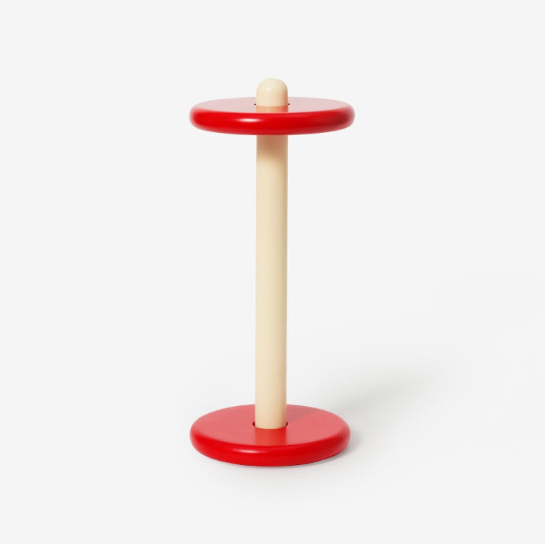 Areaware Spool Paper Towel Holder – Red and Yellow