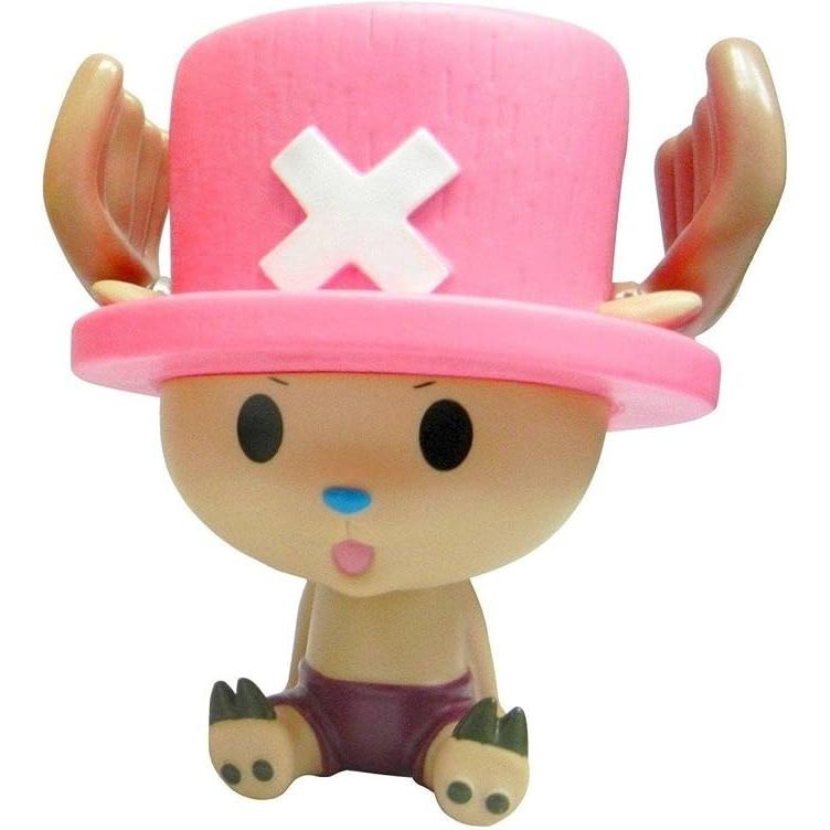 Plastoy skarbonka One Piece Chopper w kształcie postaci z różowym kapeluszem i rogiem