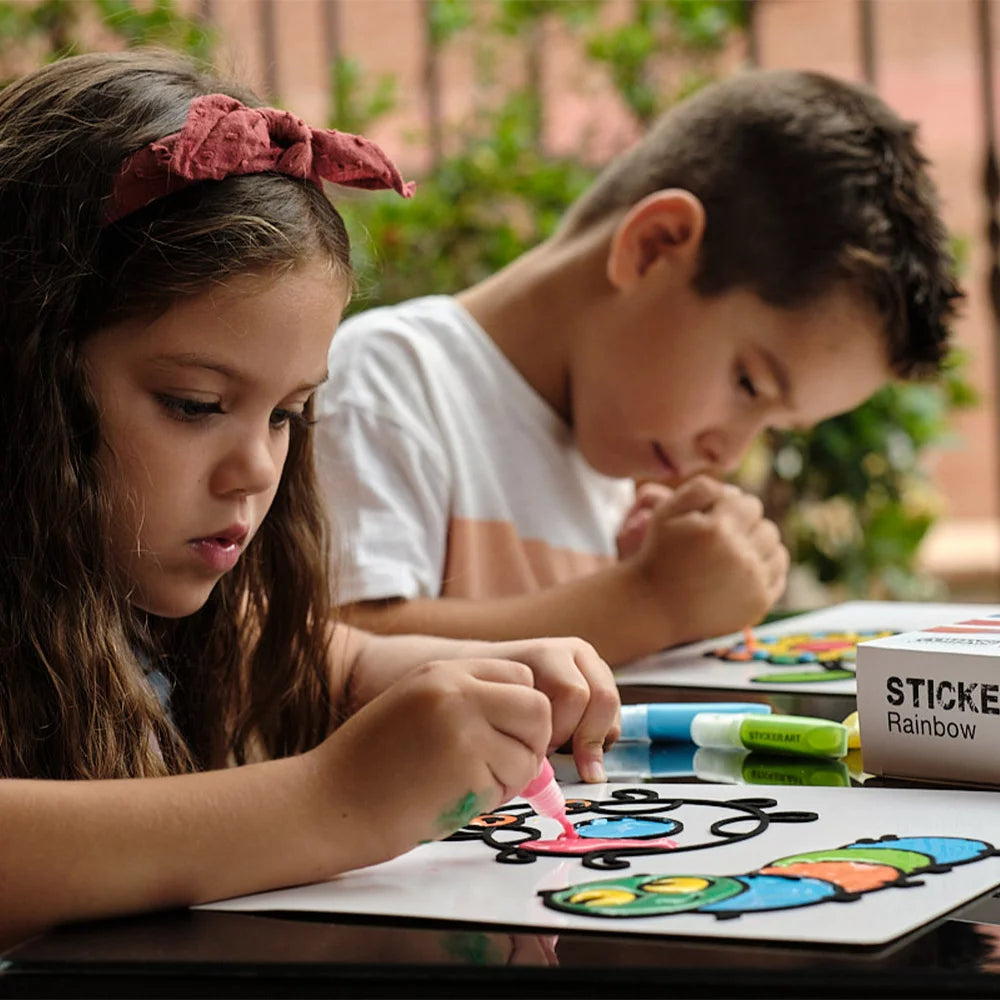 Kit de criação de adesivos Sticker Art – Rainbow