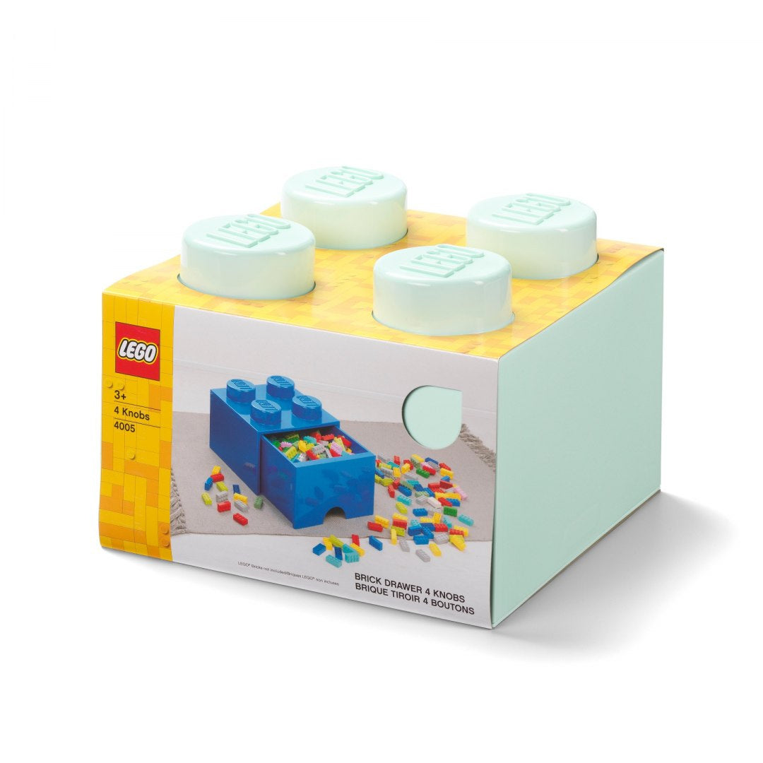 szuflada LEGO Brick 4 morski do przechowywania klocków w kształcie klocek konstrukcyjny