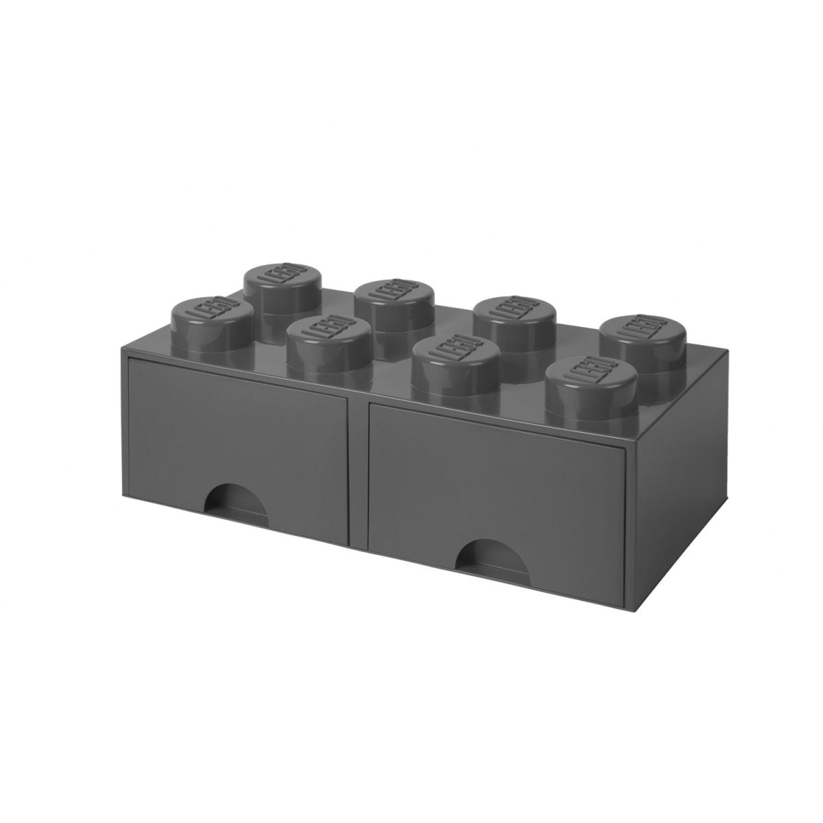 Ciemnoszara szuflada LEGO Brick 8 do przechowywania klocków LEGO i akcesoriów