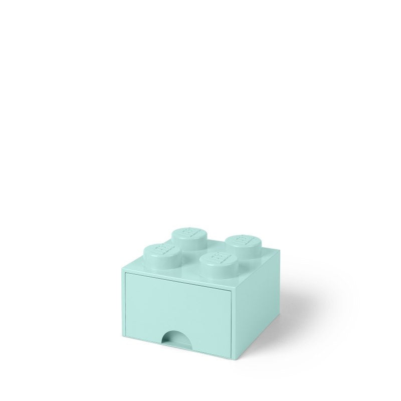 Szuflada LEGO Brick 4 morski w kształcie klocka do przechowywania drobiazgów