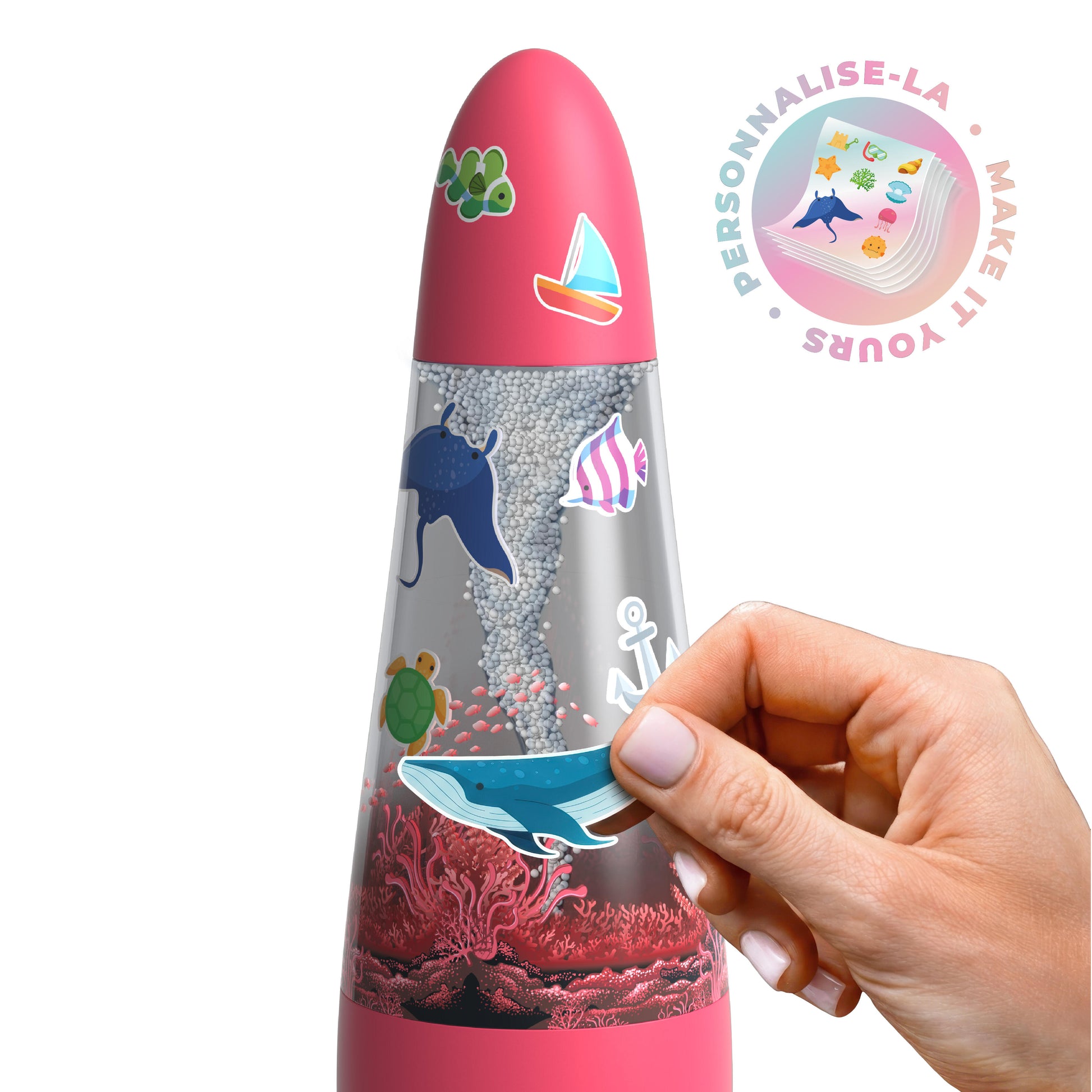 Lampka Tornado Tsuny Light MOB – koralowa