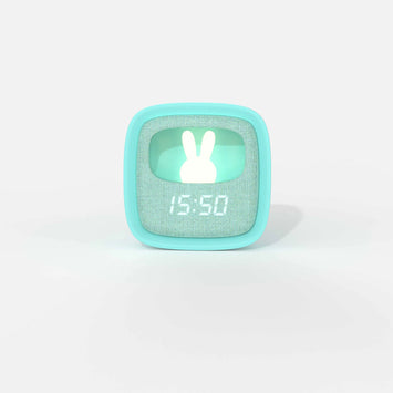 Reloj despertador con lámpara Billy MOB – turquesa