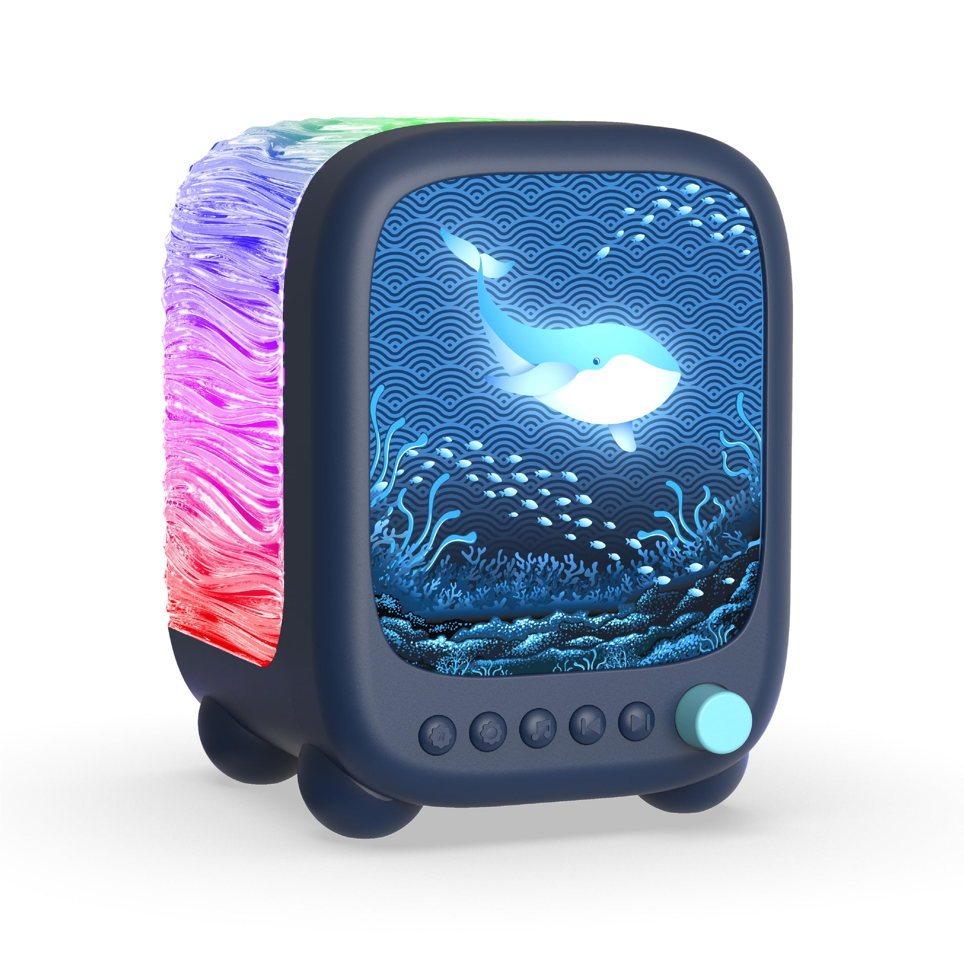 Lampka projekcyjna i głośnik Wavy Light MOB – głębinowa