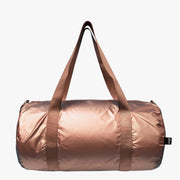 Torba weekender LOQI – rose gold (duża)