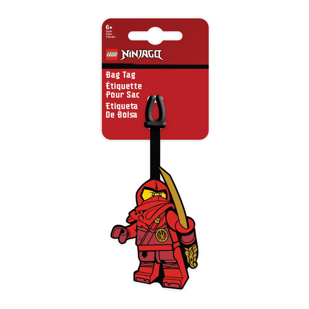 Zawieszka do plecaka LEGO Ninjago Kai czerwona figurka ninja z mieczem i uchwytem BV JACOB COMPANY