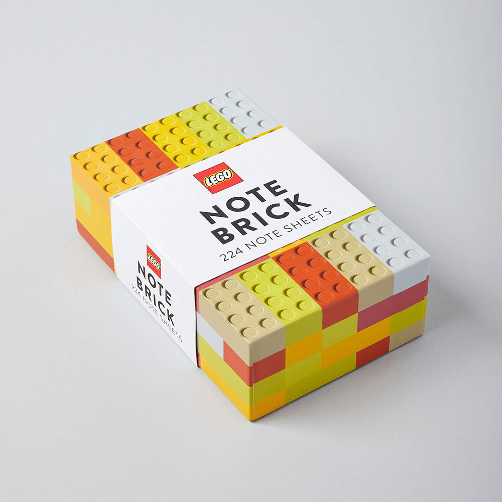 Karteczki LEGO żółte Note Brick z 224 kartkami do zapisywania notatek od BV JACOB COMPANY
