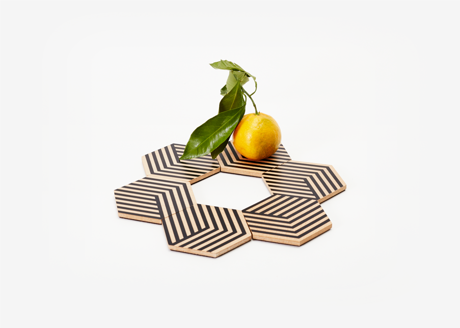 Tapetes de mesa Areaware – preto