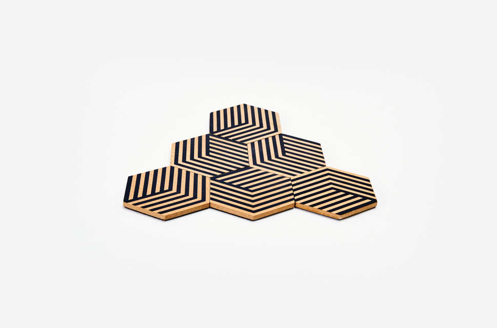 Tapetes de mesa Areaware – preto