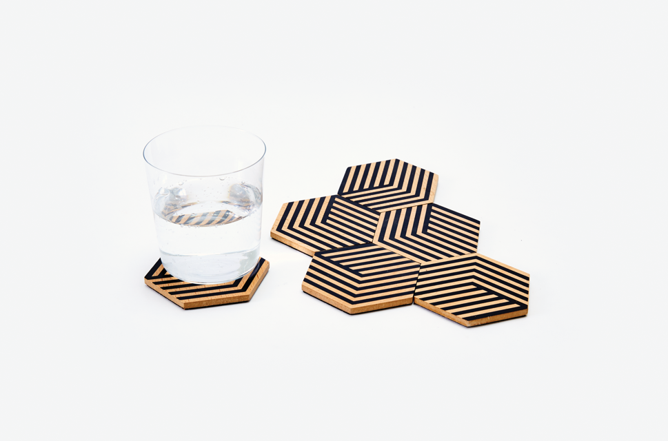 Tapetes de mesa Areaware – preto