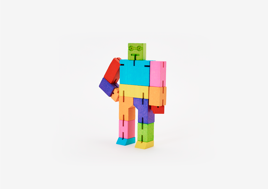 Cubebot mały Areaware – multikolor