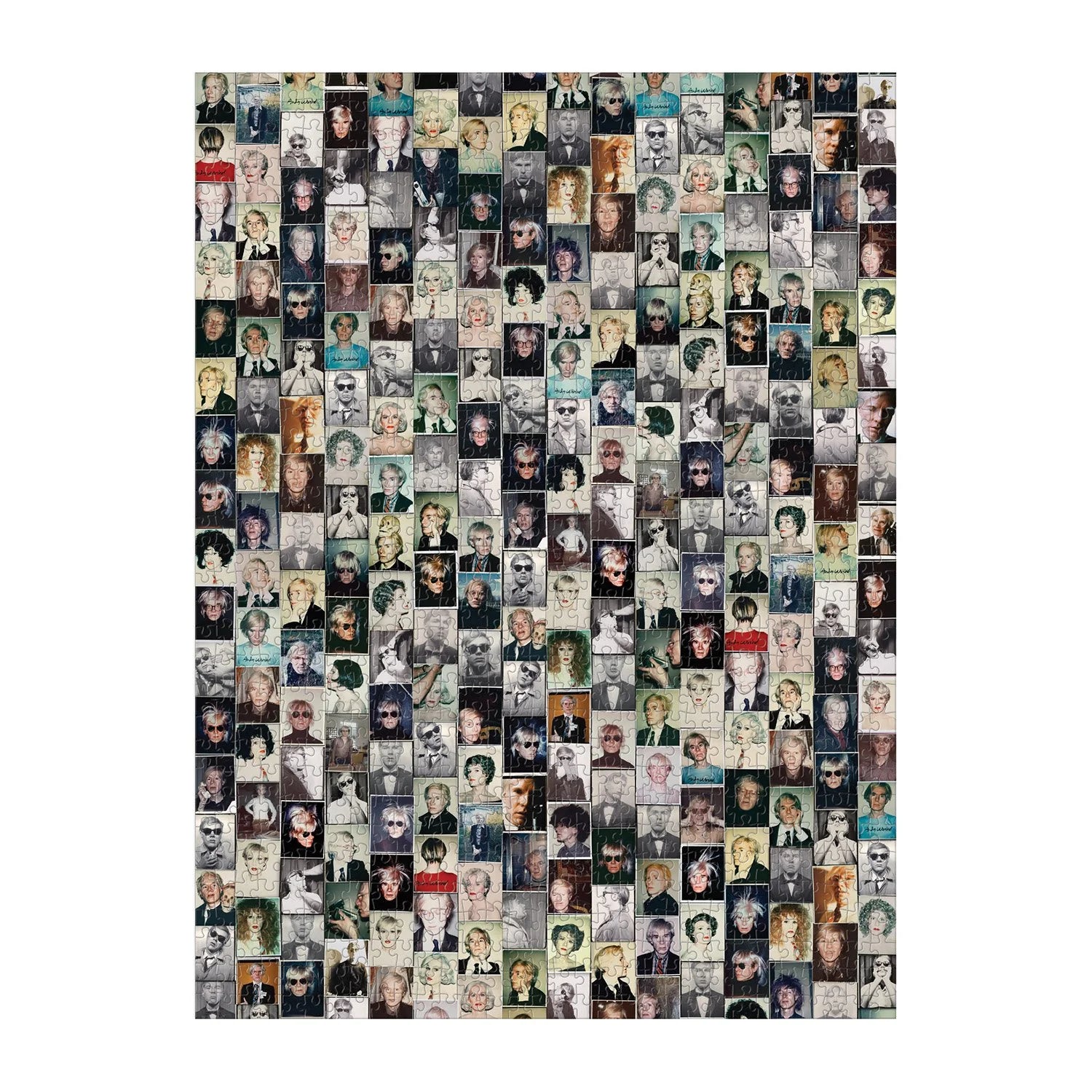 Puzzle Andy Warhol 1000 elementów z kolażem portretów i dzieł sztuki Galison