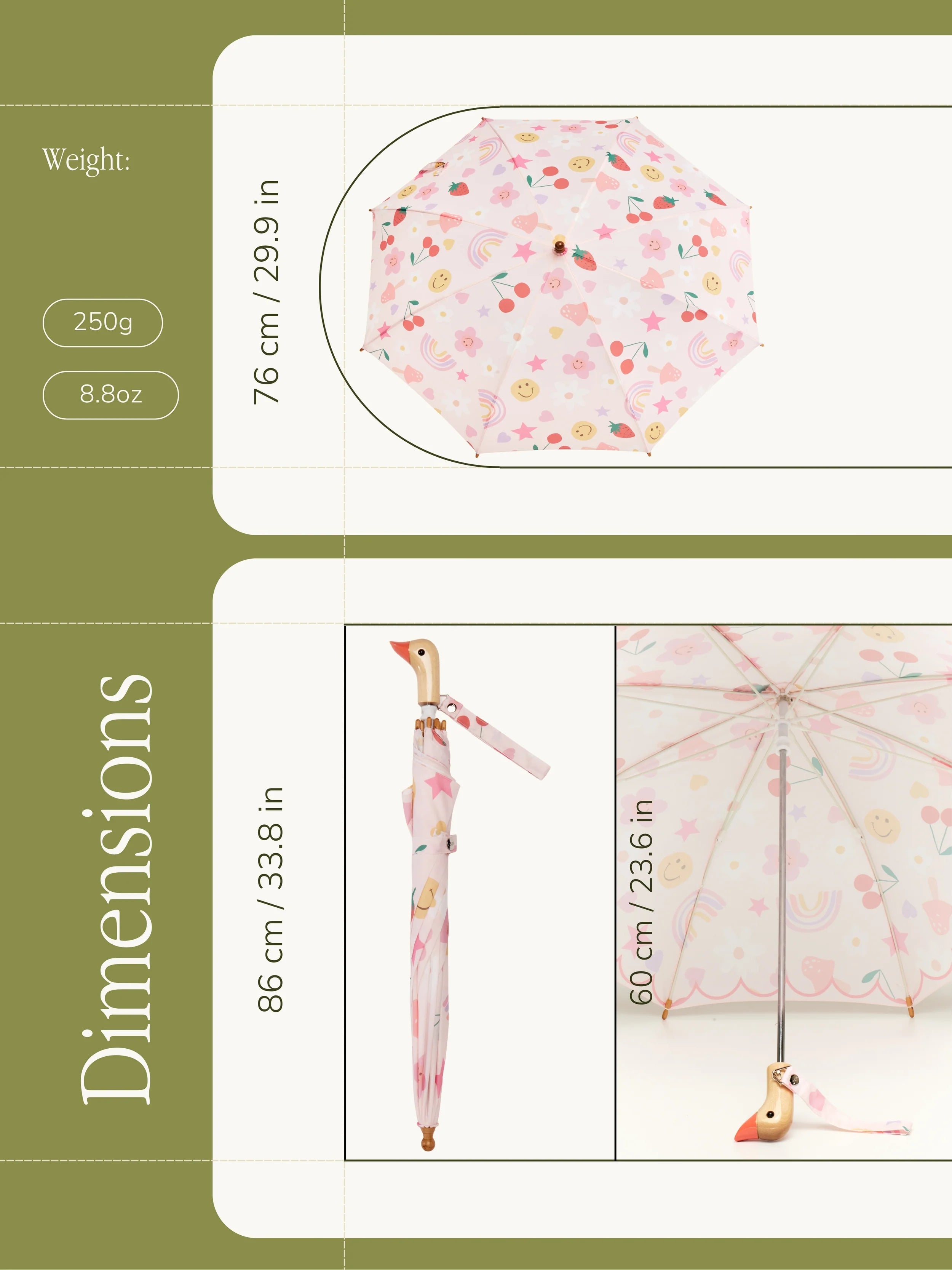 Parapluie enfant caneton - Happy Icons