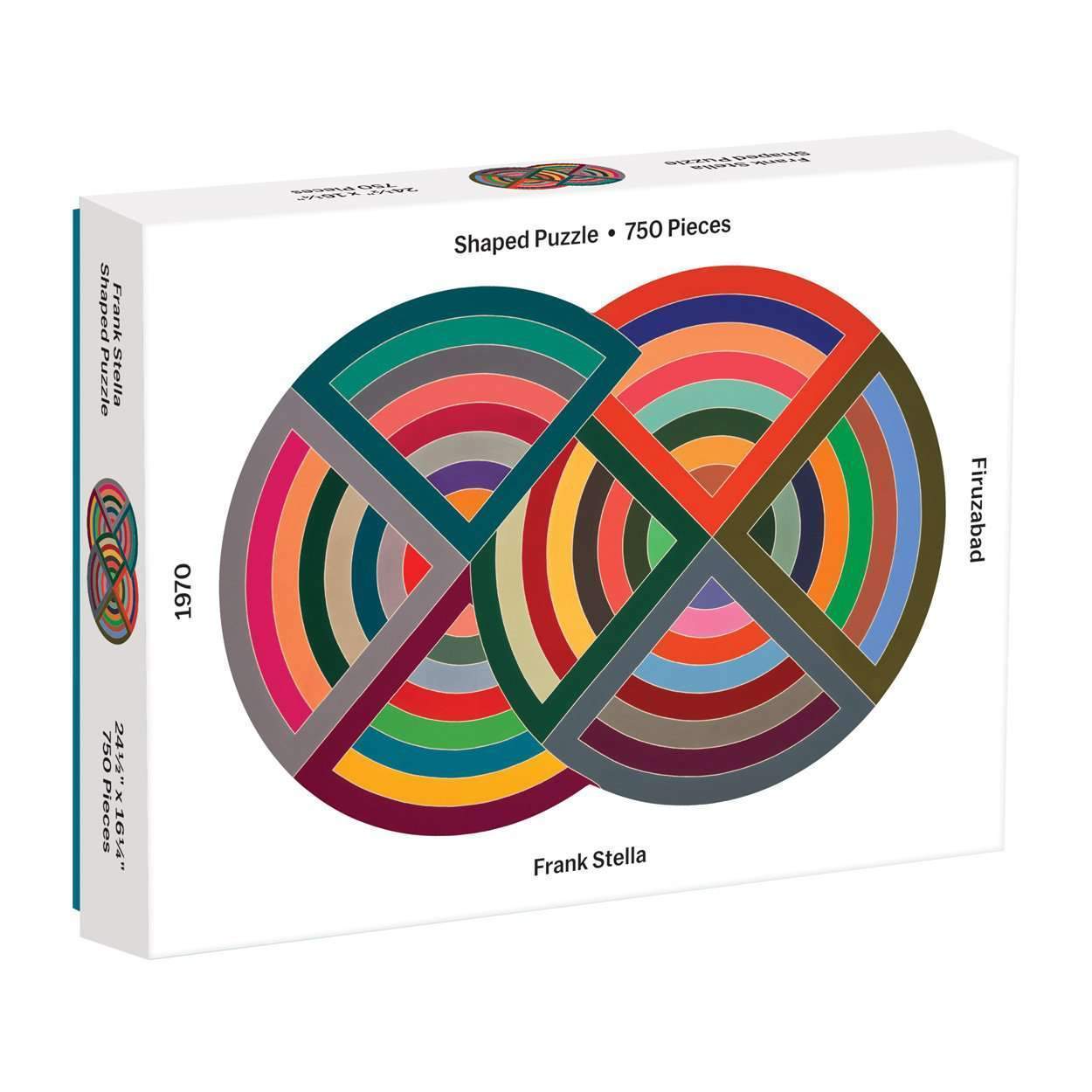 Puzzle Frank Stella 750 elementów z kolorowym geometrycznym wzorem od Galison